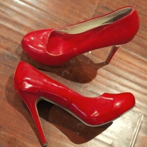 Michael Antonio Red High Heeled Pumps